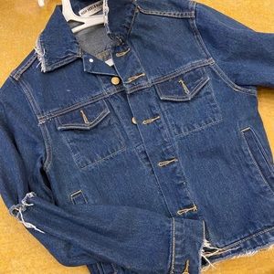 High Heel Suicide Troublemaker Denim Jacket Size M